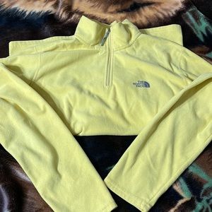 North face half zip up thermal